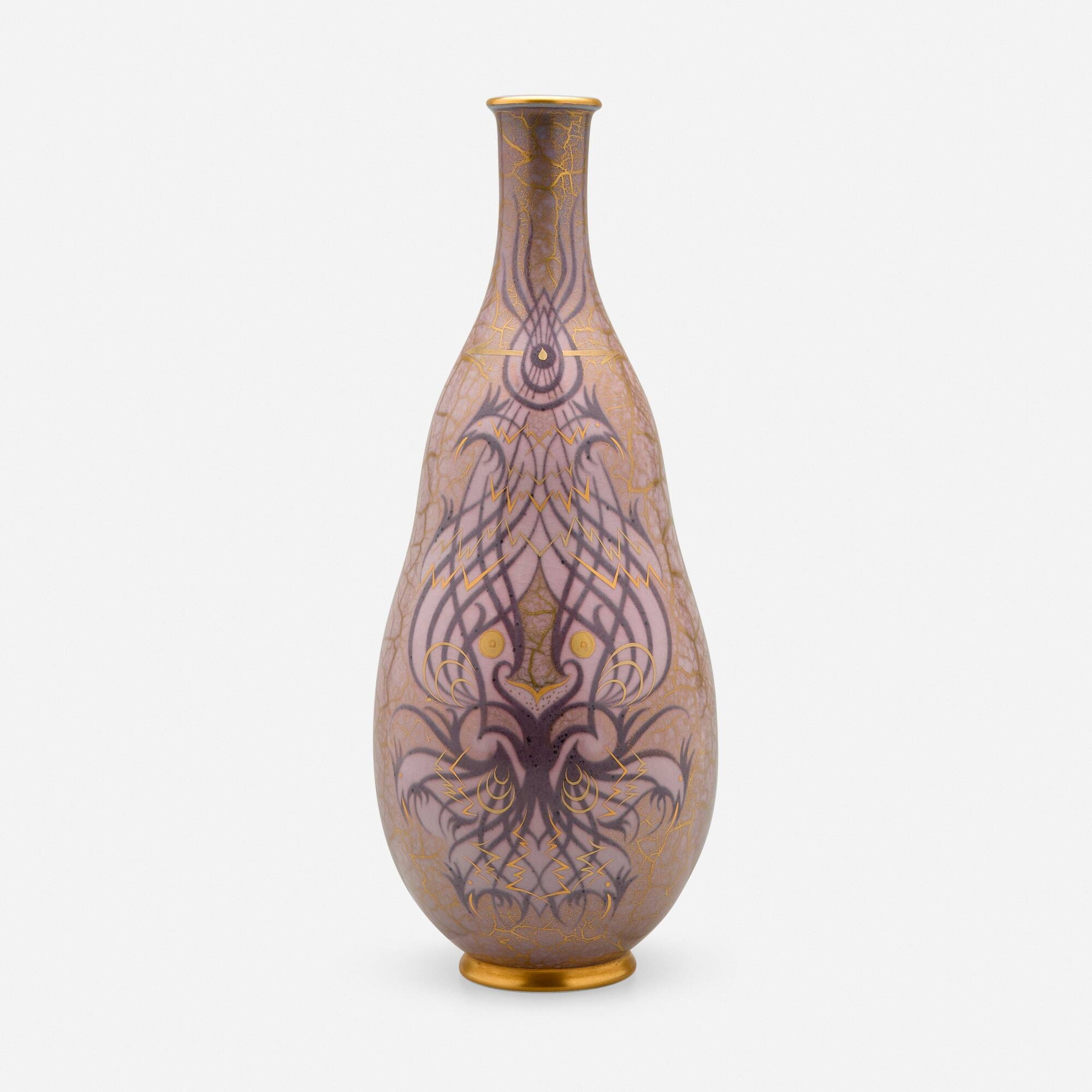 Artwork by Maheiddine Boutaleb, Vase, Made of glazed porcelain