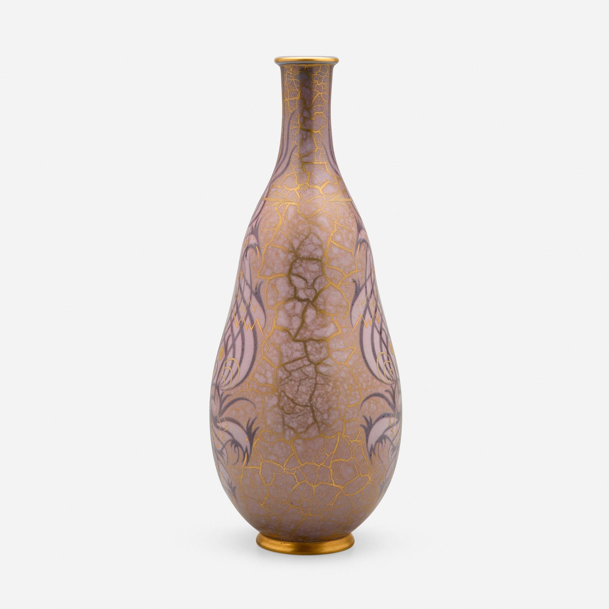 Artwork by Maheiddine Boutaleb, Vase, Made of glazed porcelain