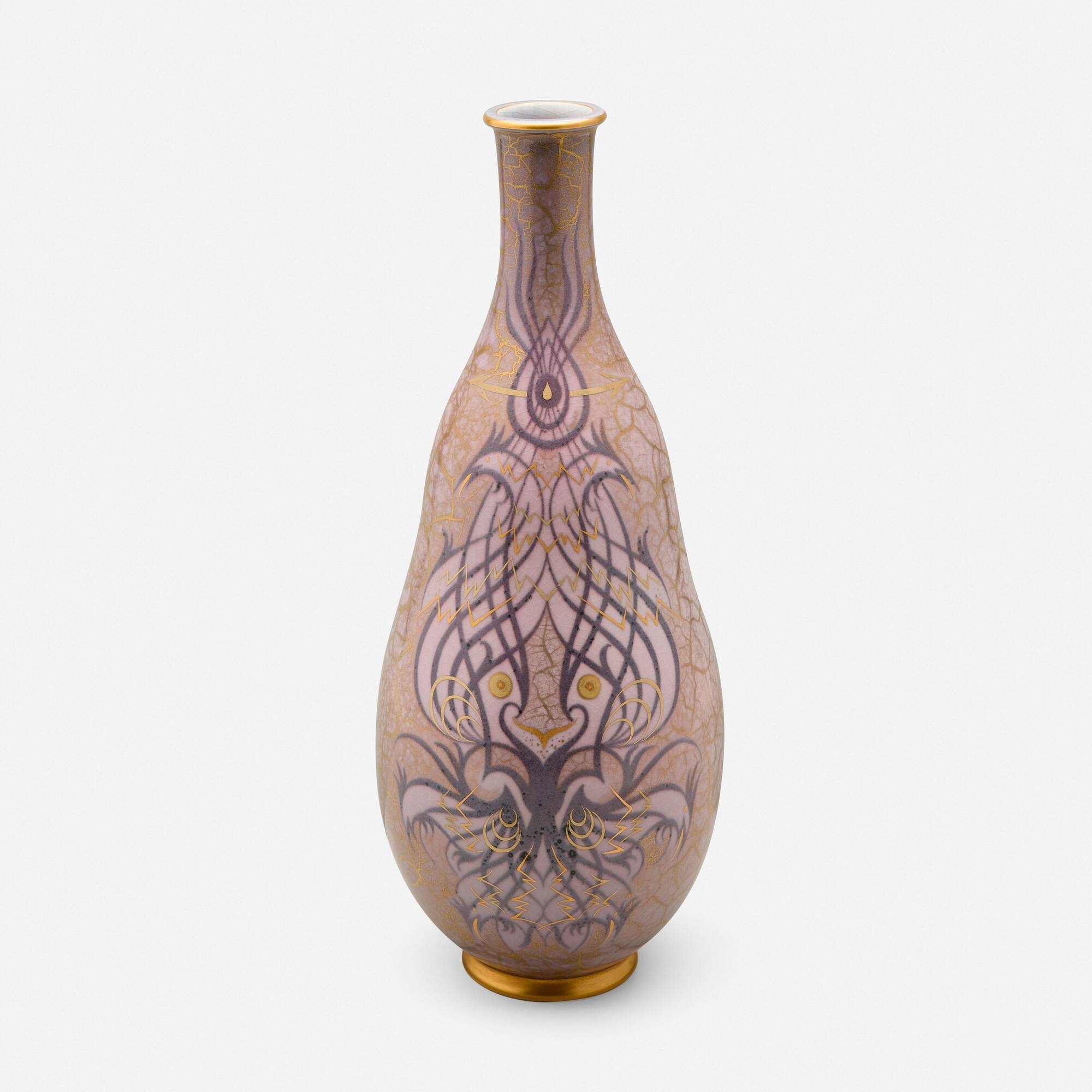 Artwork by Maheiddine Boutaleb, Vase, Made of glazed porcelain