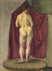 Álló női hátakt - Móric Gábor