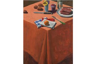 Paul Wonner's vibrant still lifes on view at Paul Thiebaud Gallery