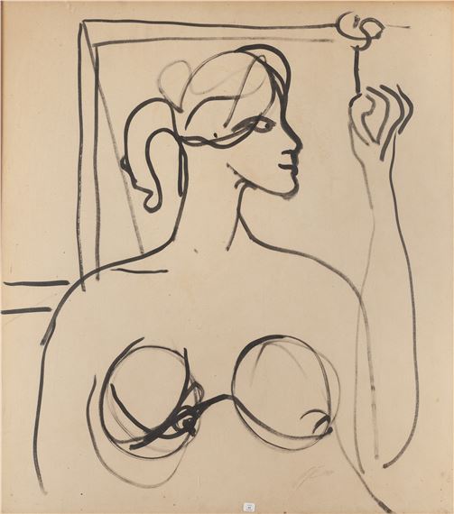 Halszka by Roman Opalka, 1954