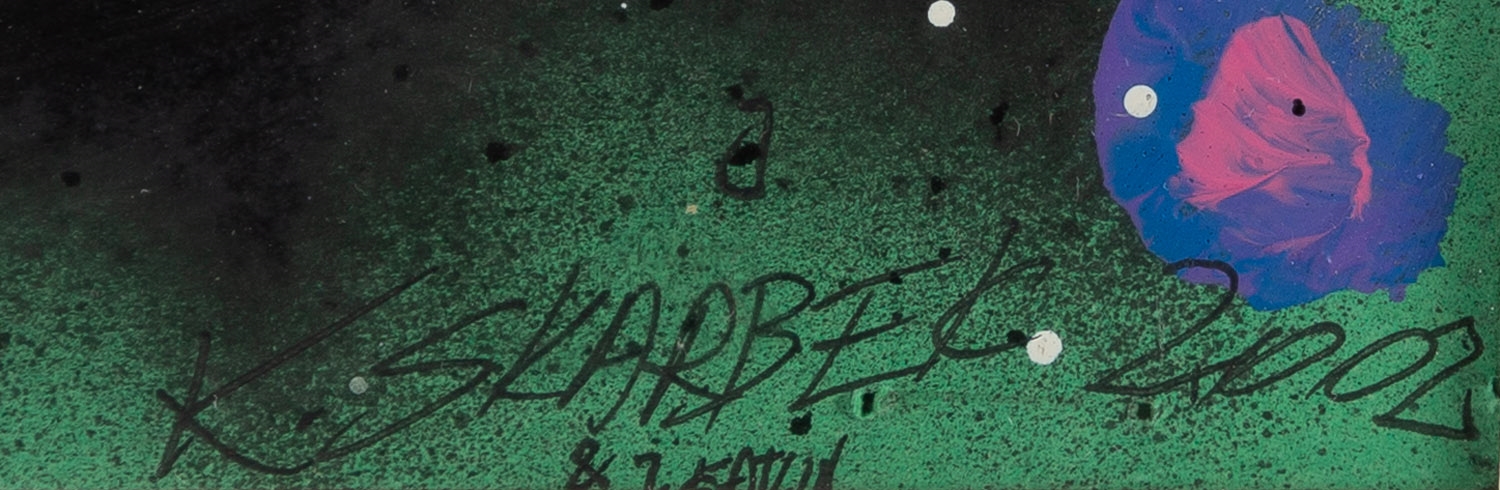 Artwork by Krzysztof Skarbek, Composition, Made of mixed media/paper