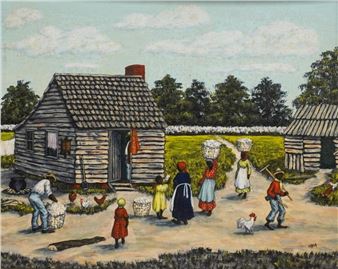 Cabin and Shed Scene - Chela Morgan