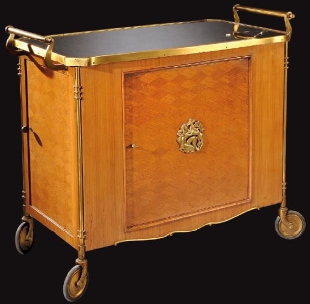 Artwork by Jules Leleu, J.Leleu, Made of gilded brass