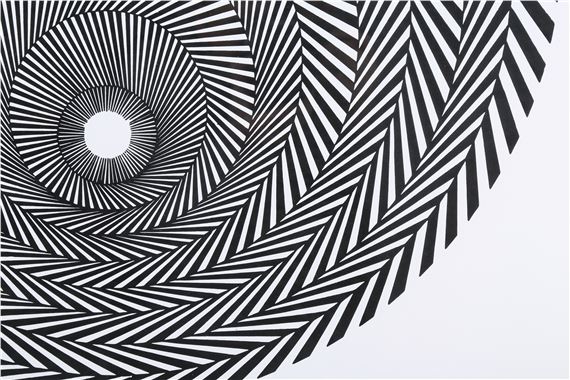 Bridget Riley | Blaze 4 (1964) | MutualArt