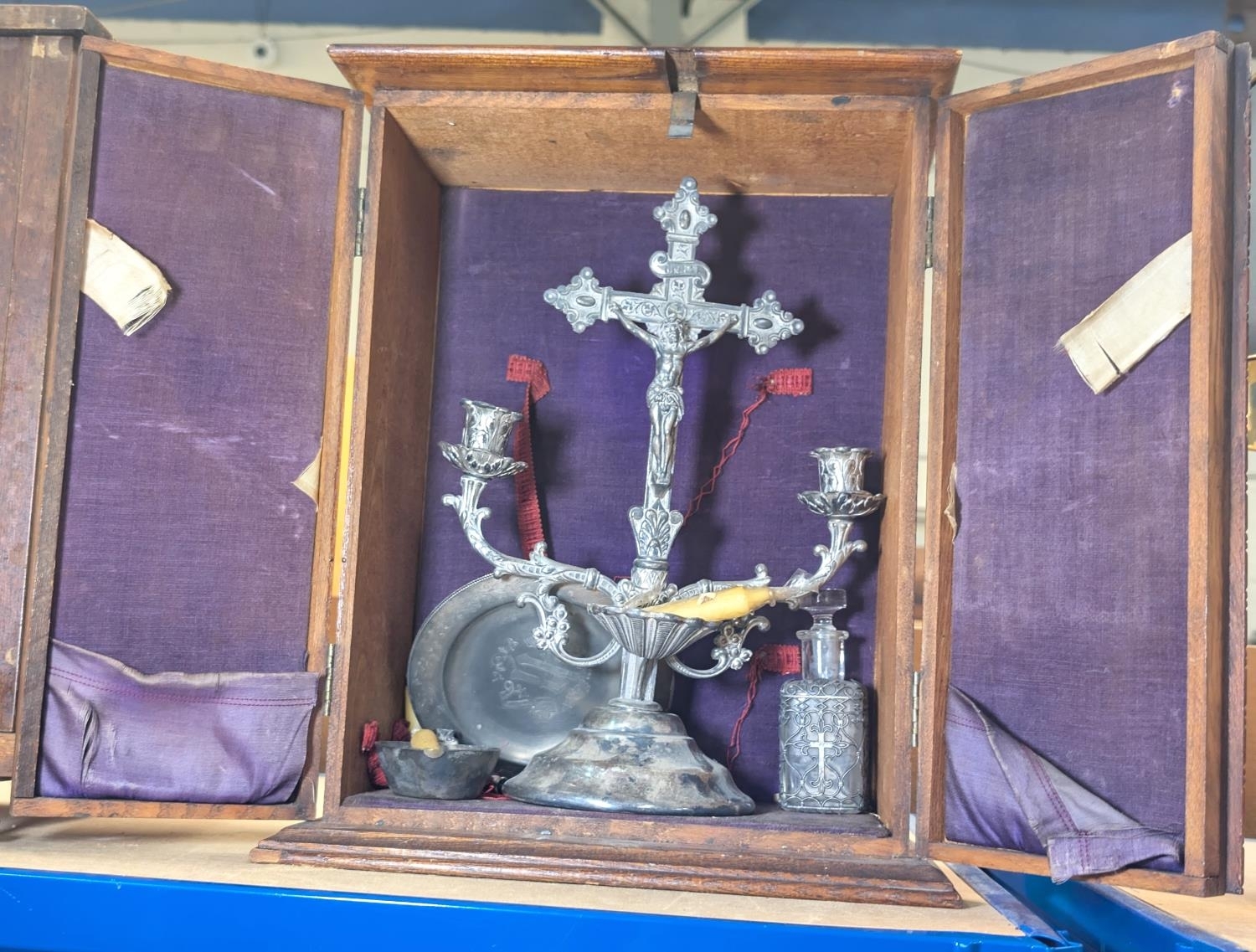 Silver | A late 19th/early 20th century priest's last rites sick call ...