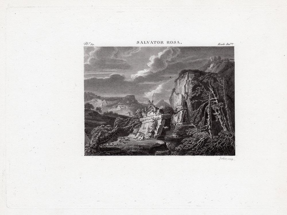 Salvator Rosa | Salvator Rosa Paysage 1818 etching | MutualArt