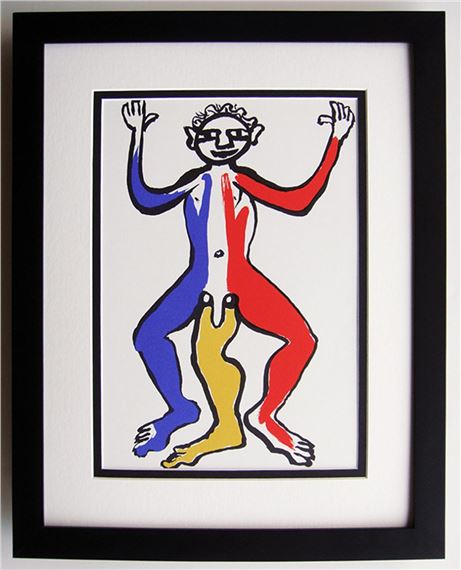 Alexander Calder Original Lithograph Framed 1975 by Alexander Calder
