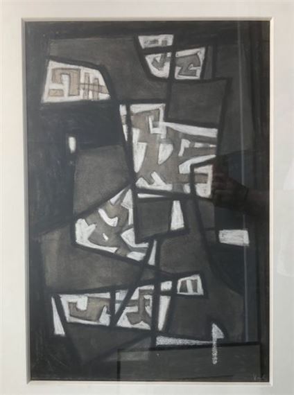 Composition abstraite, - Val