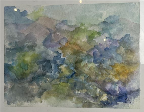 Ralph Hoffelt | Meeting of 5 watercolors | MutualArt