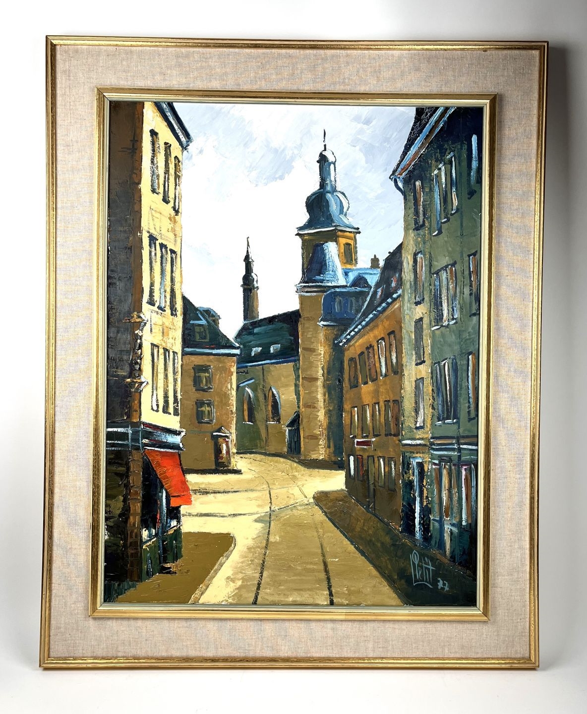 Artwork by Luc Petit, Signed lower right, Made of Oil on canvas