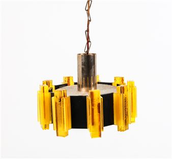 CLAUS BOLBY FOR CEBO PENDANT LIGHT C. 1970'S - Claus Bolby