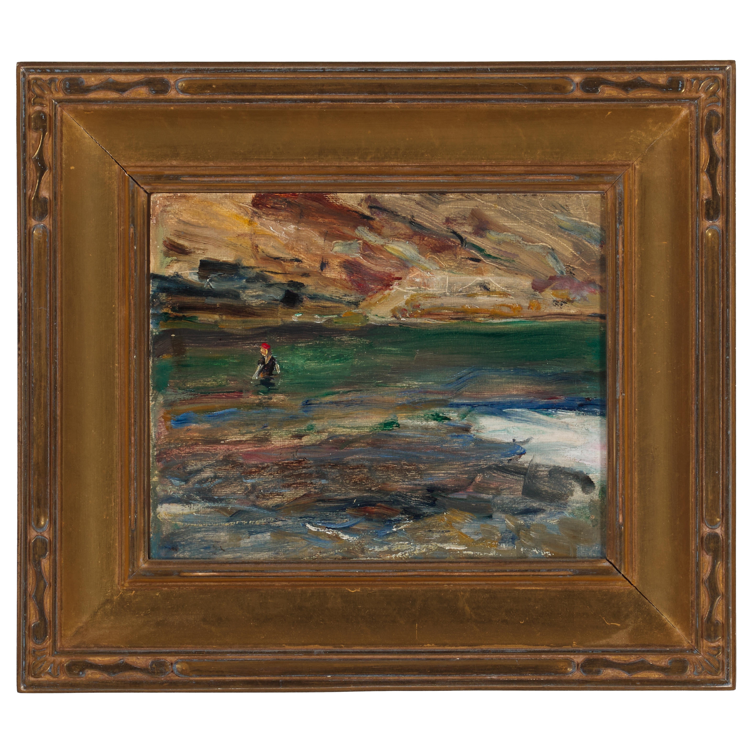 Howard Russell Butler | Swimming at Bald Head cliffs | MutualArt
