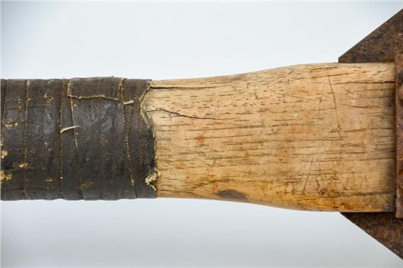 SWORD | Antique Chinese Guandao Pole Arm Sword | MutualArt