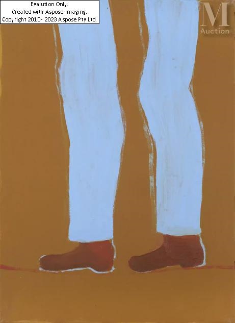 Artwork by Anne-Marie Schneider, Sans titre (triptyque), Made of Acrylic on canvas