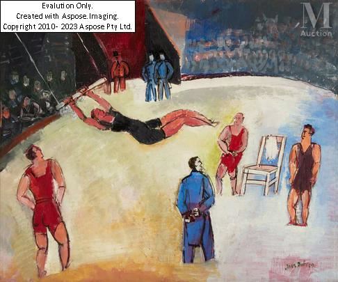 Les Trapézistes by Jean Dufy, 1929