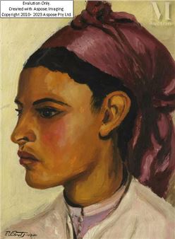 Portrait de jeune femme - Paul Ehretsmann