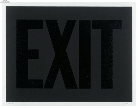Exit by Olivier Mosset