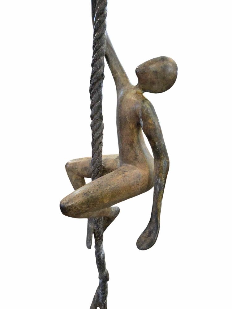 Tolla Inbar | Tolla Inbar - A very large unique bronze rope sculpture ...