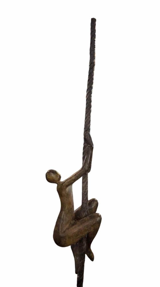 Tolla Inbar | Tolla Inbar - A very large unique bronze rope sculpture ...