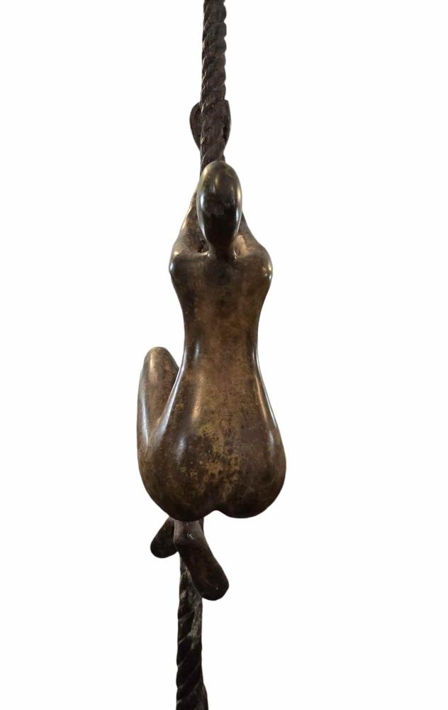 Tolla Inbar | Tolla Inbar - A very large unique bronze rope sculpture ...