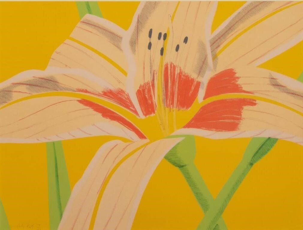 Artwork by Alex Katz, Day Lily II, Made of Lithograph in Colors