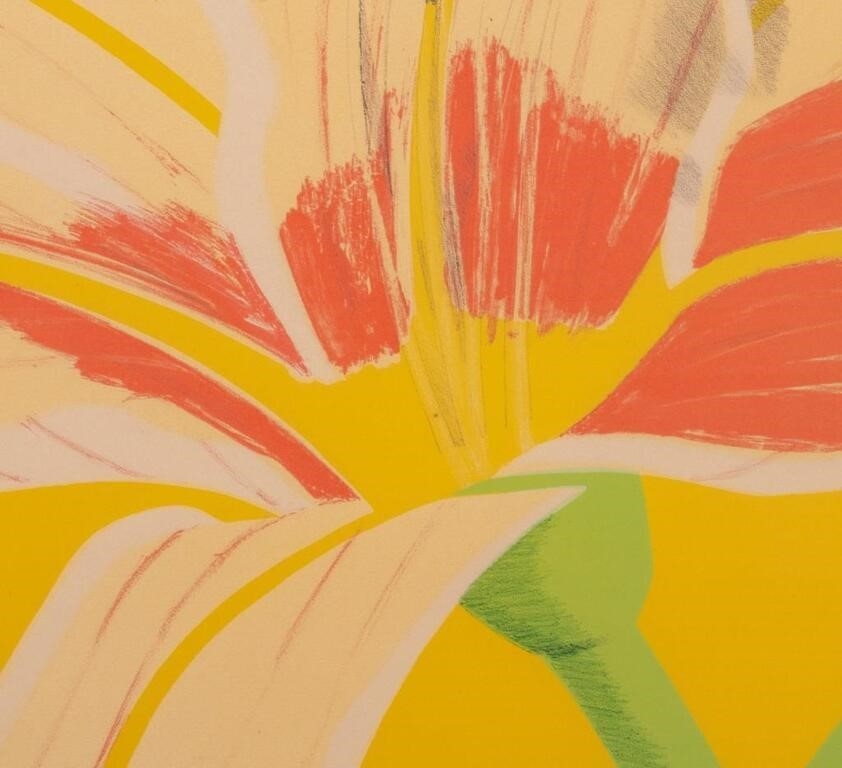Artwork by Alex Katz, Day Lily II, Made of Lithograph in Colors