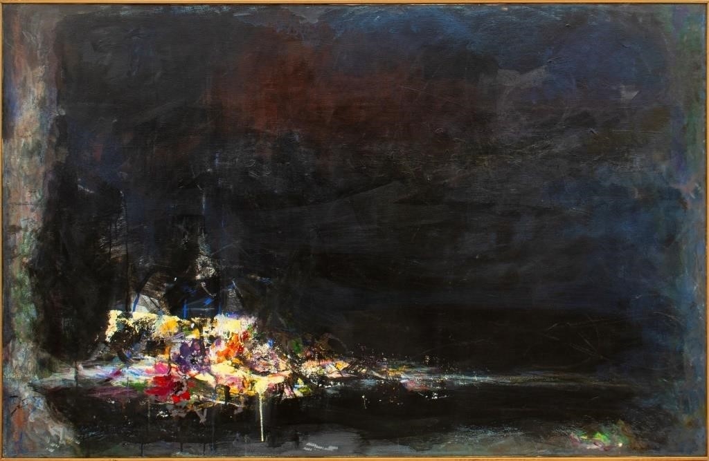 Artwork by Kikue Miyatake, Abstract Composition, Made of oil on canvas