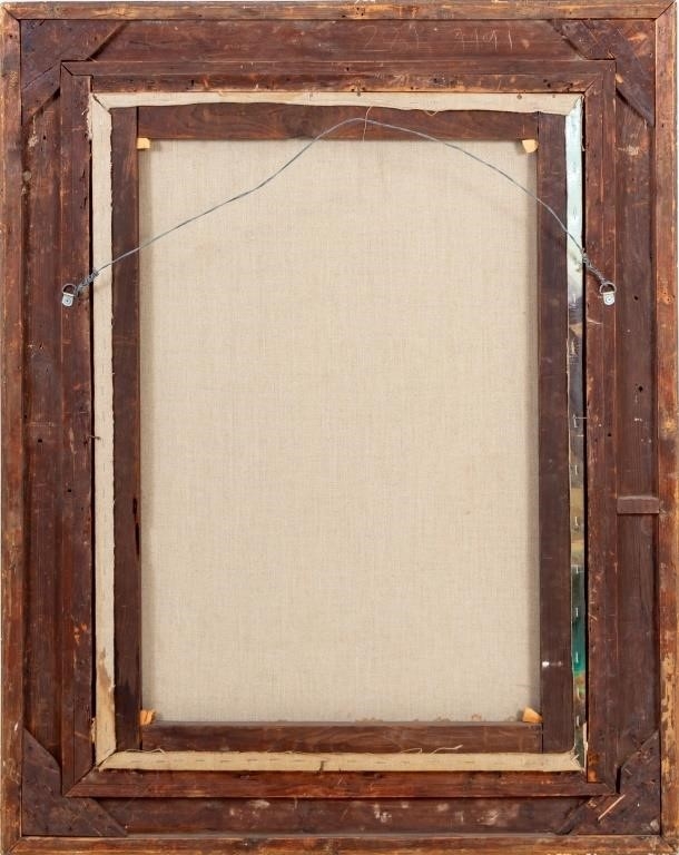 Artwork by Georg Köbel, Alpine Landscape Scene, Made of oil on canvas