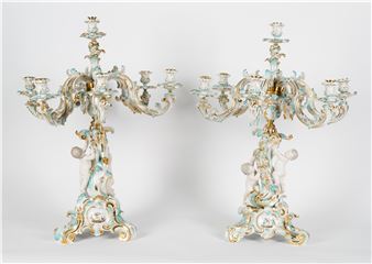 Russian Imperial Porcelain Factory Neo-Rococo style - August Karl Spiess