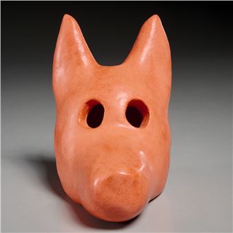 "Small Orange Dog Head" - Wade Tullier