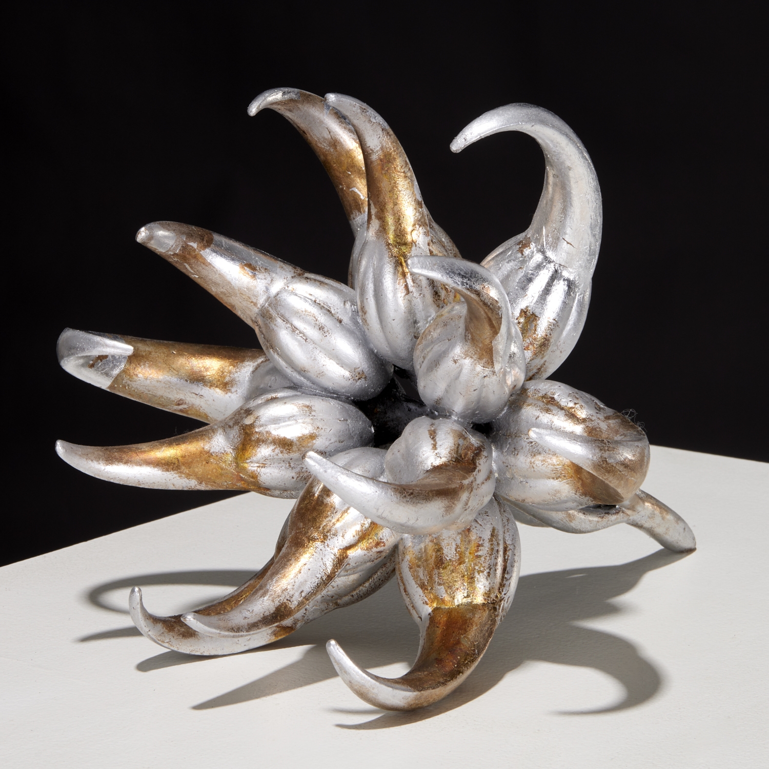 Artwork by Gabo Guzzo, "Extinct in the Wild", Made of bronze sculpture