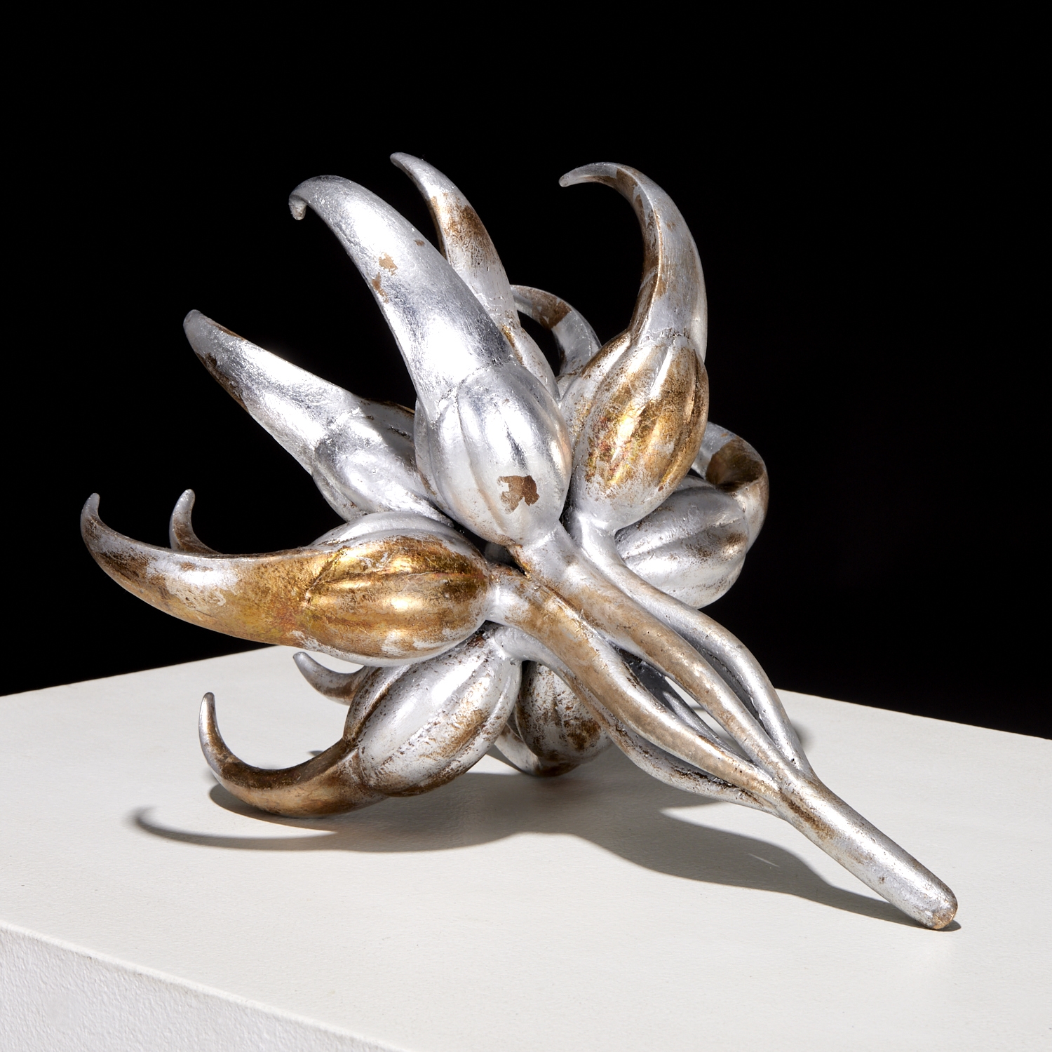 Artwork by Gabo Guzzo, "Extinct in the Wild", Made of bronze sculpture