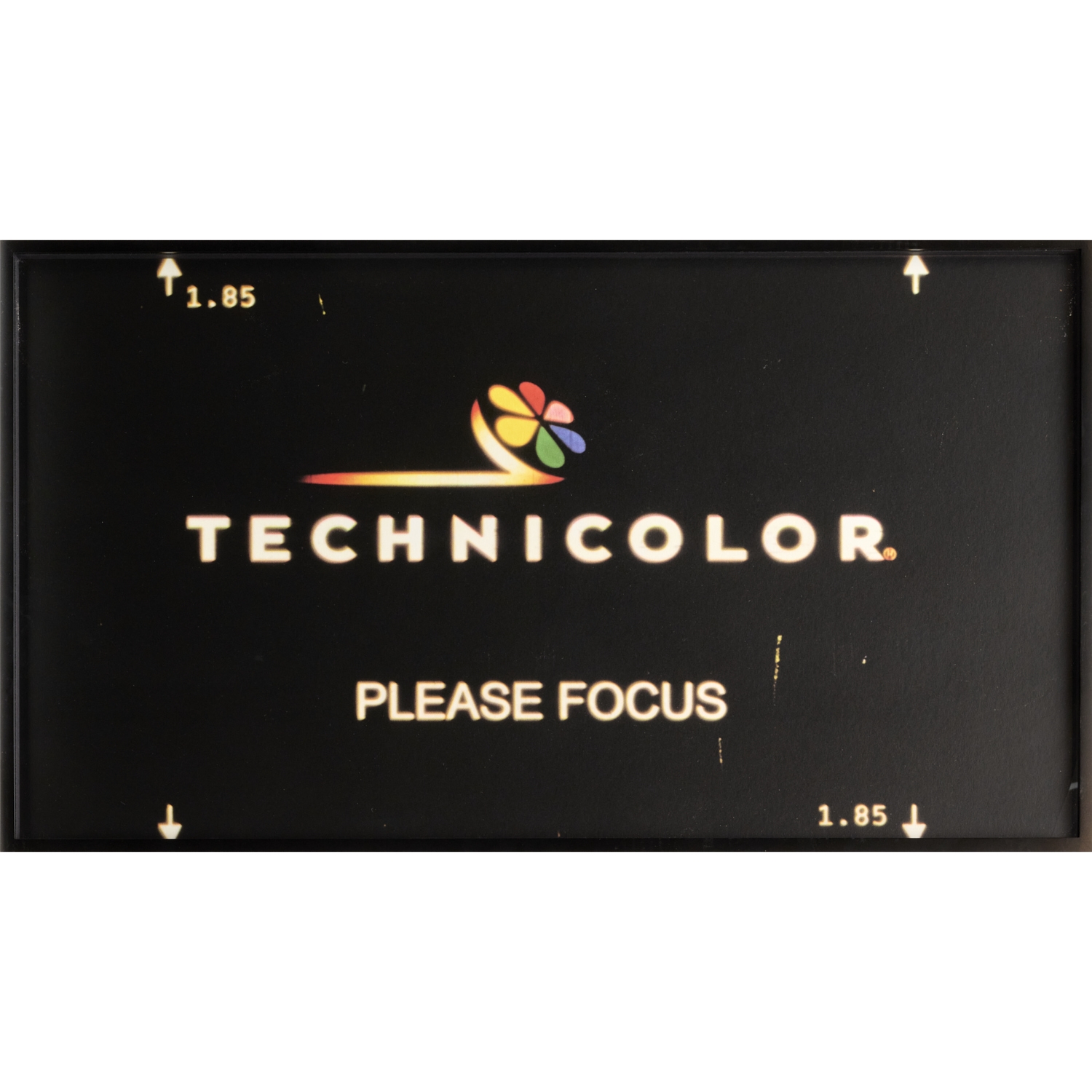 Artwork by Lucy Raven, "PR4 (Technicolor Please Focus)", Made of screenprint on paper