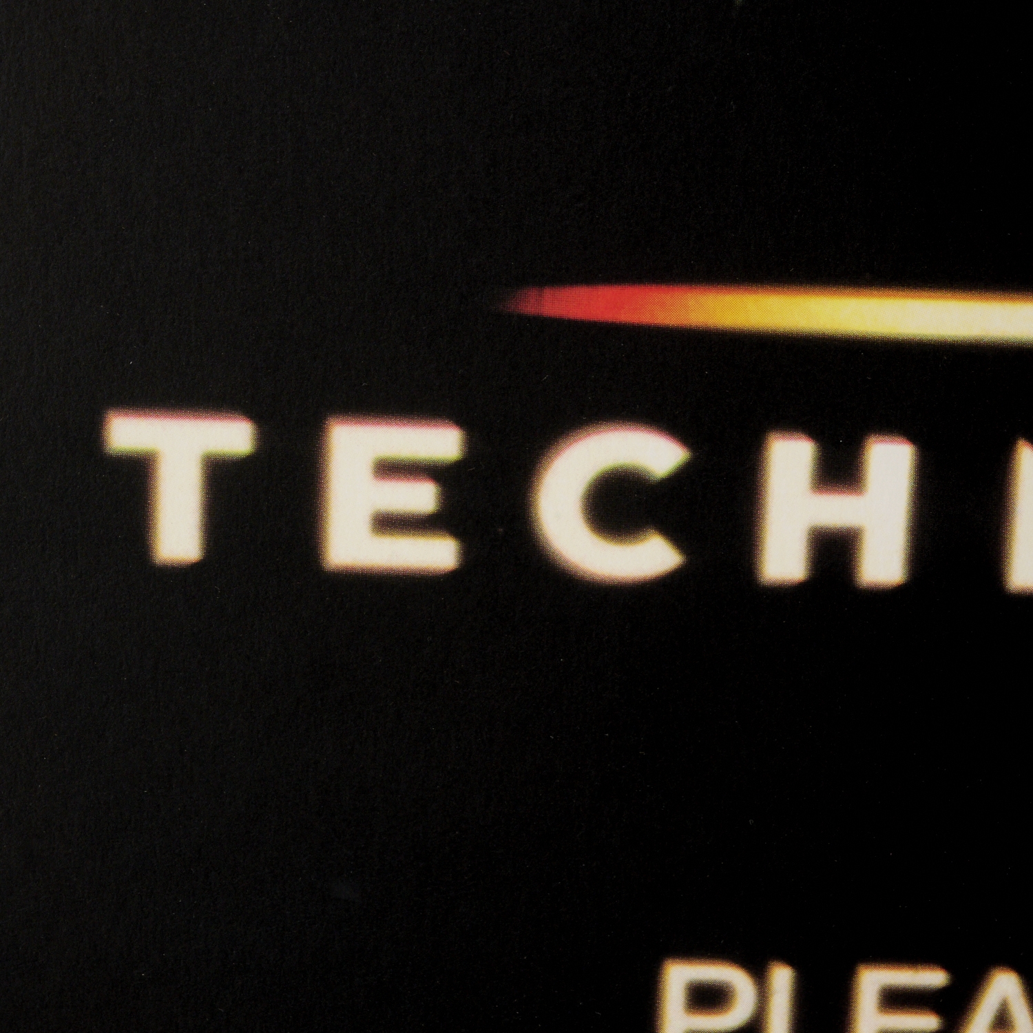 Artwork by Lucy Raven, "PR4 (Technicolor Please Focus)", Made of screenprint on paper