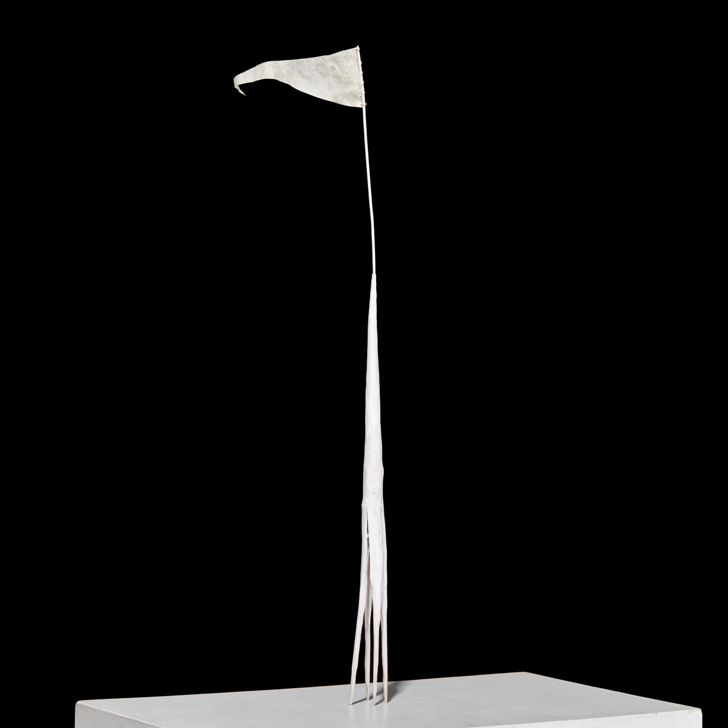 Artwork by Eric Oglander, "A Very Stable Flag", Made of mixed media sculpture