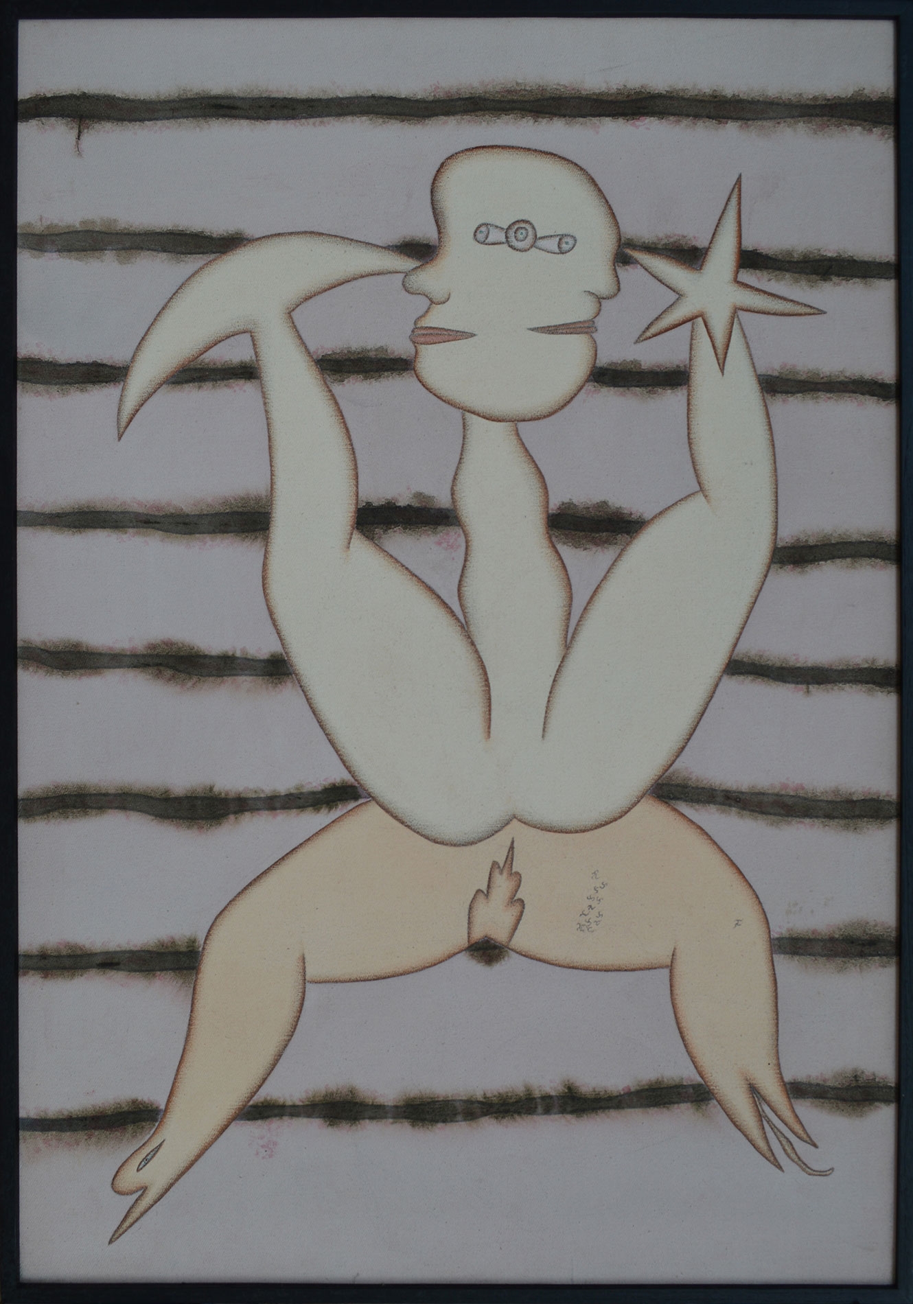 Artwork by Gusti Ayu Kadek Murniasih, Berolahraga II, "Berolahraga II", "bercinta", "Berolahraga II, Made of acrylic on canvas