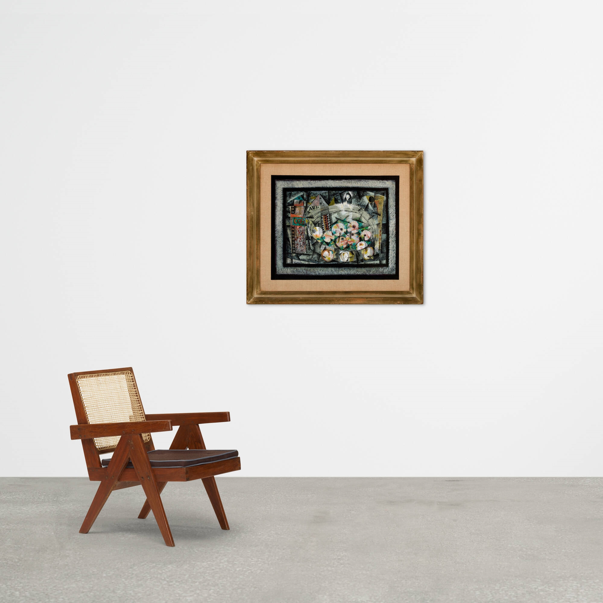 Artwork by Edward John Stevens Jr., Still Life (Cog, Made of gouache on paper