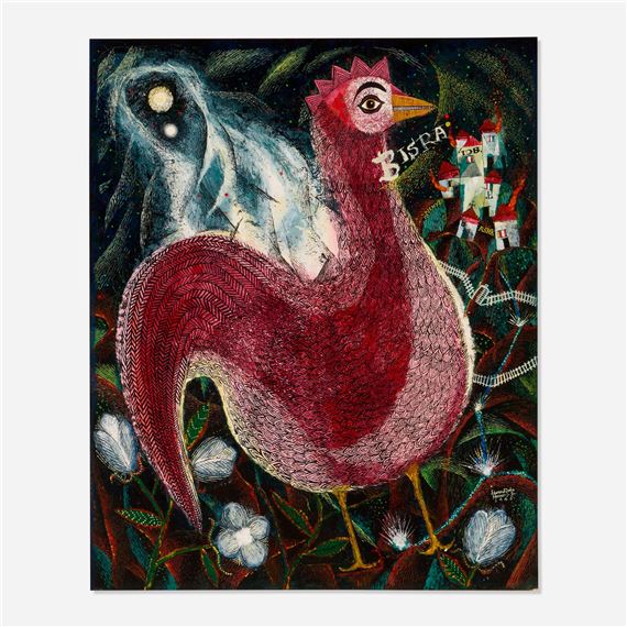 Rooster (Bisra) by Edward John Stevens Jr., 1946