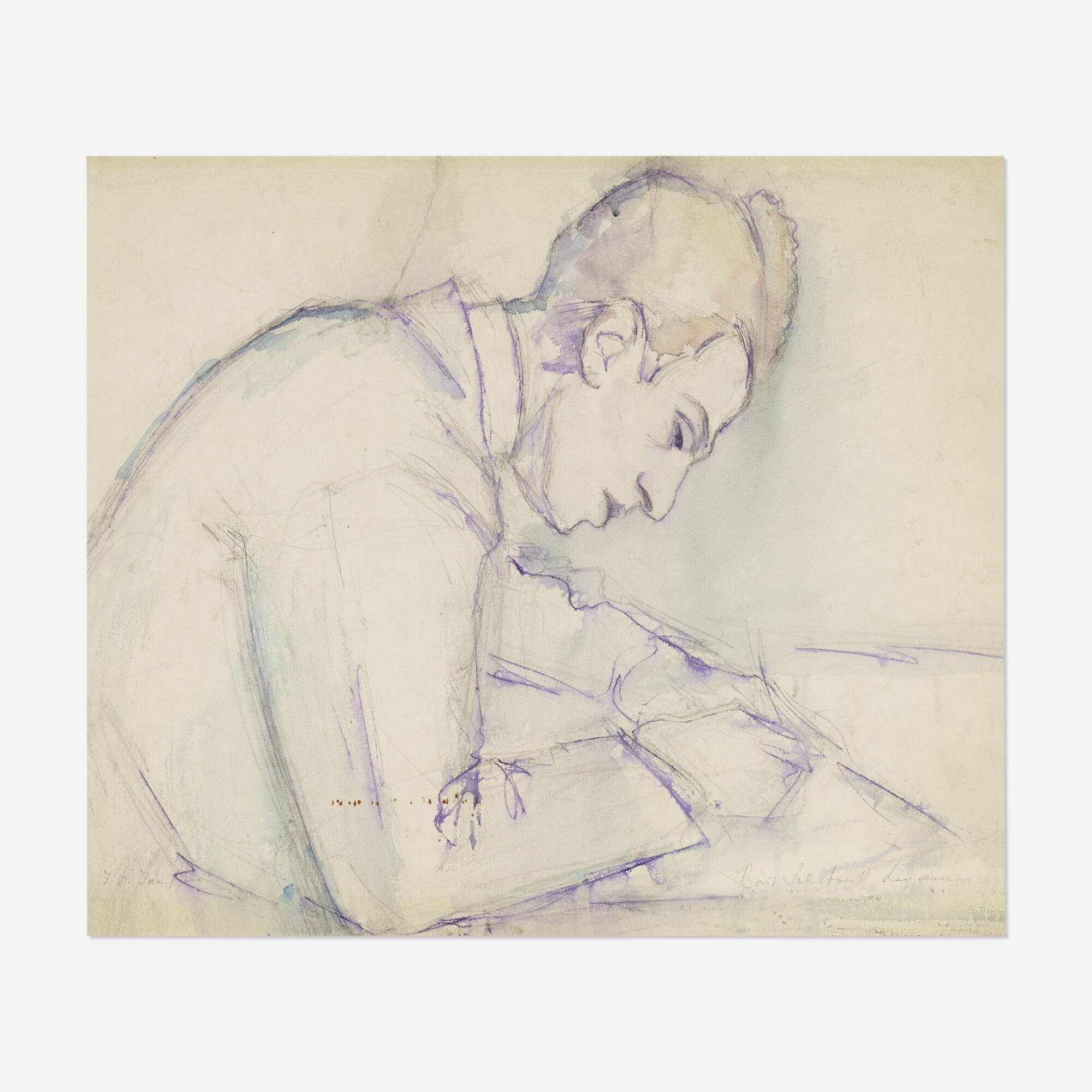 Boris Solotareff | The Artist Writing a Letter | MutualArt