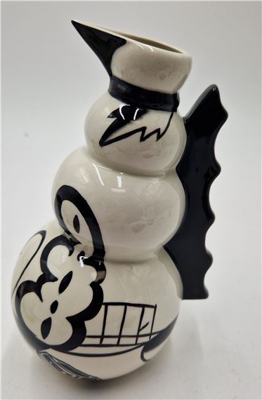 LORNA BAILEY 19cm TRI-ORB JUG IN THE LONGPORT WHARF DESIGN (Prototype) (Available On The Lorna Bailey Open Day 25.09.04) Signed By Lorna Bailey (Extremely Rare) by Lorna Bailey