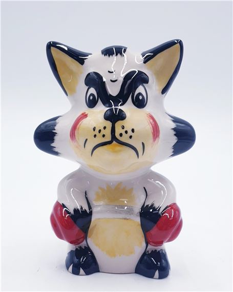LORNA BAILEY 12.5cm MODEL OF ARNIE THE CAT Signed by Lorna Bailey