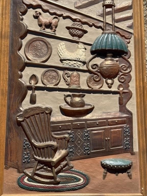 Artwork by Philip Taub, Untitled, Made of 3D vinyl relief