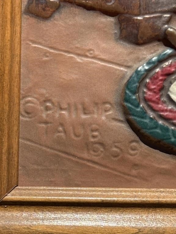 Artwork by Philip Taub, Untitled, Made of 3D vinyl relief