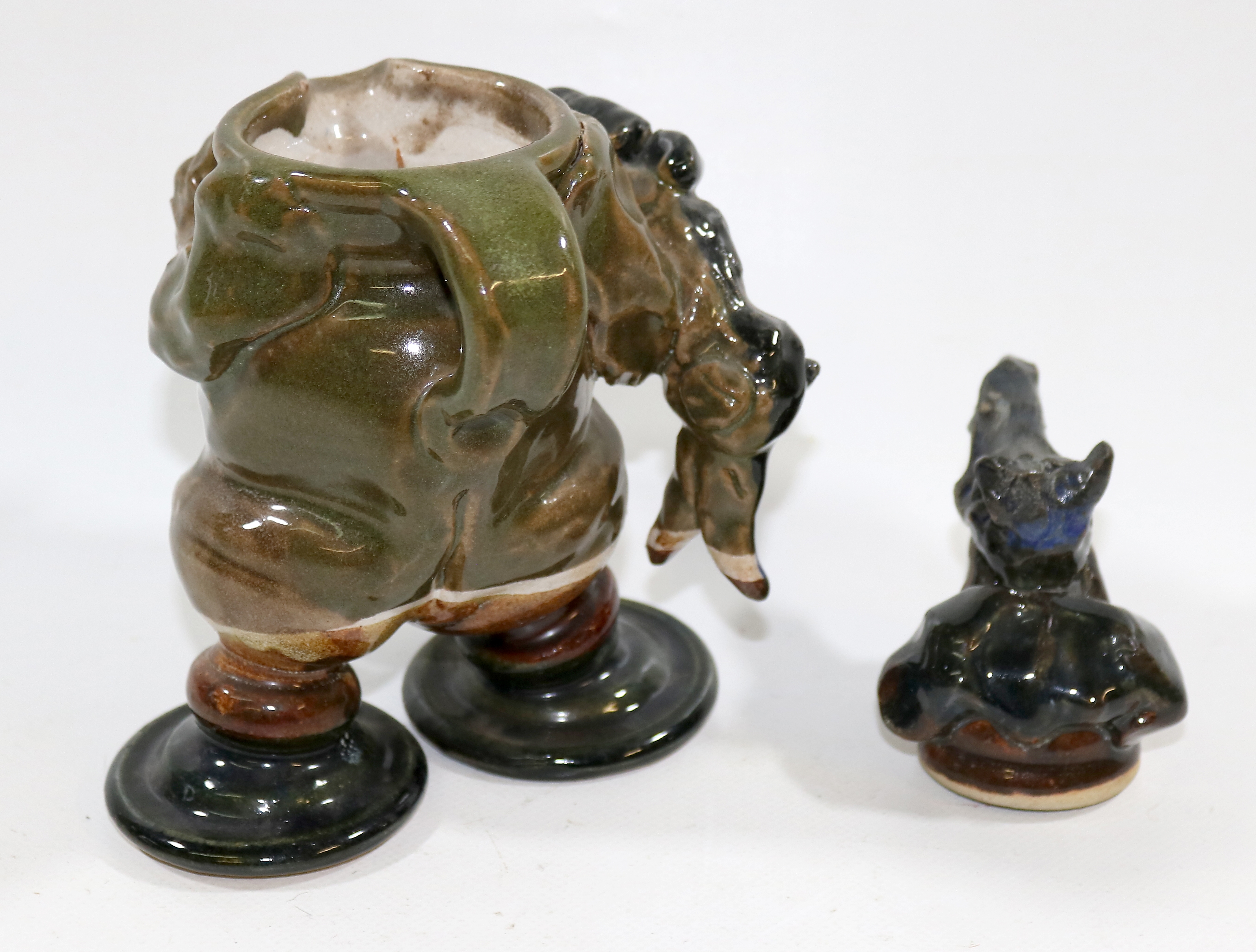 Artwork by Ulli Fürner, Keramikobjekt des Maulbronner Keramikers u, Made of ceramic