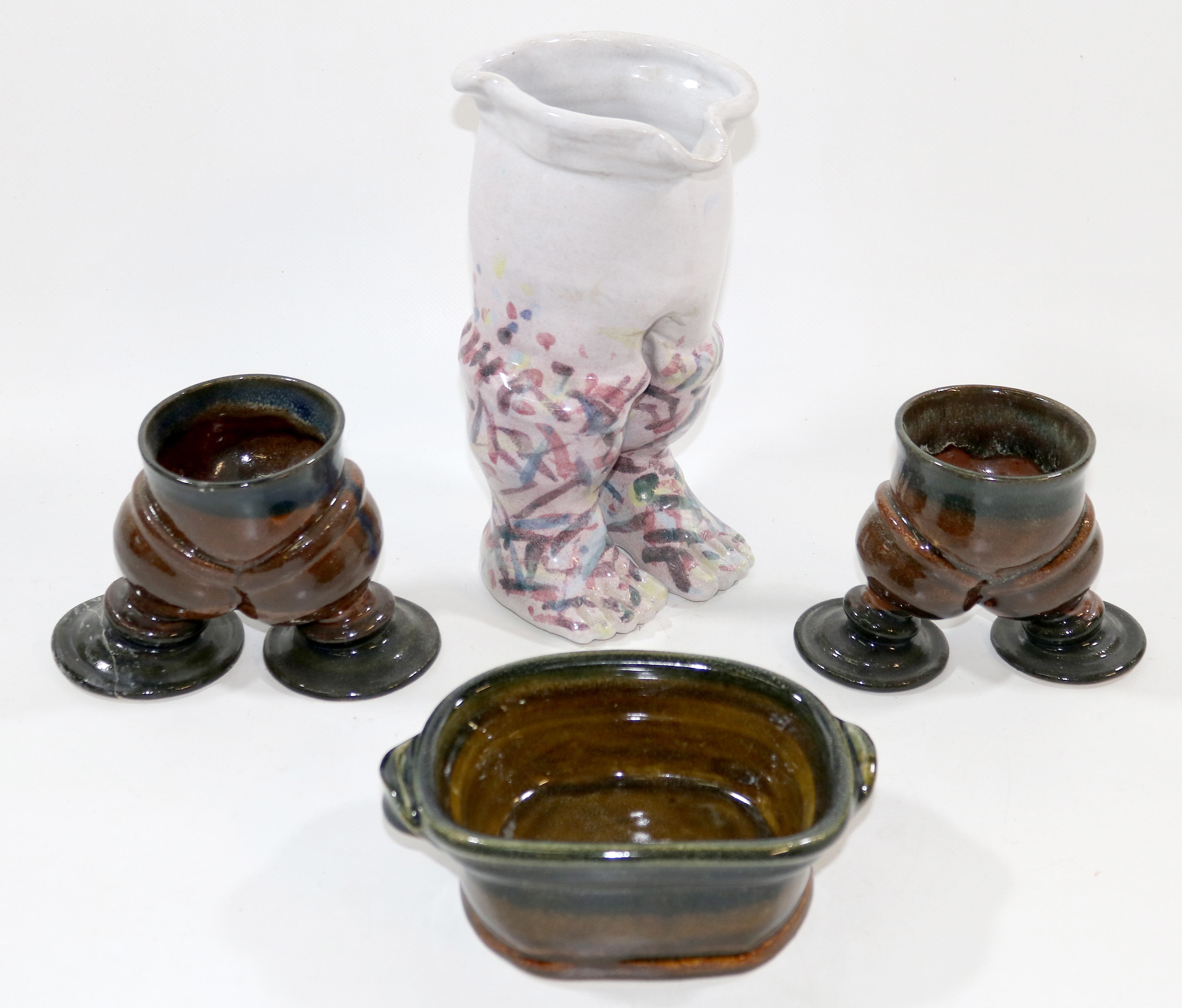 Artwork by Ulli Fürner, Keramikobjekte des Maulbronner Keramikers u, Made of Keramikobjekte