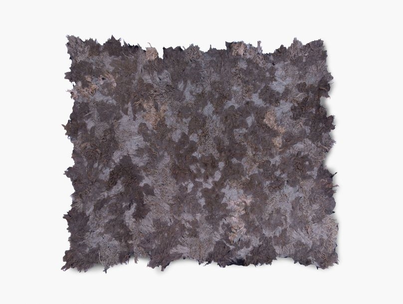 Claudy Jongstra | Brown curly wool rug | MutualArt