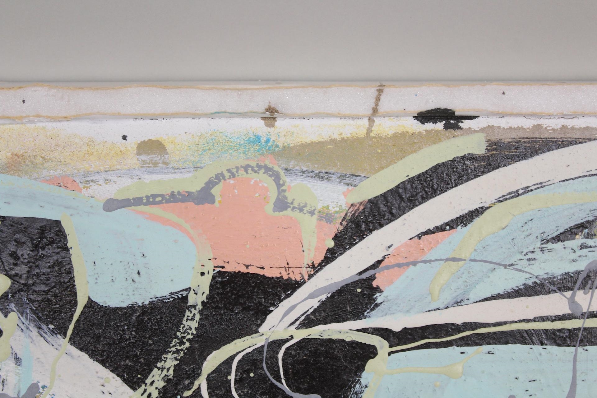 Artwork by Erik Groff, Parthenogensis, Made of mixed media painting on foam board