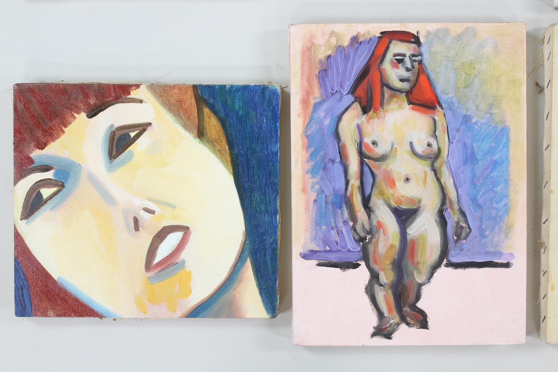 Clark Murray | Lot of 10 Clark Murray Portrait Paintings (1986) | MutualArt